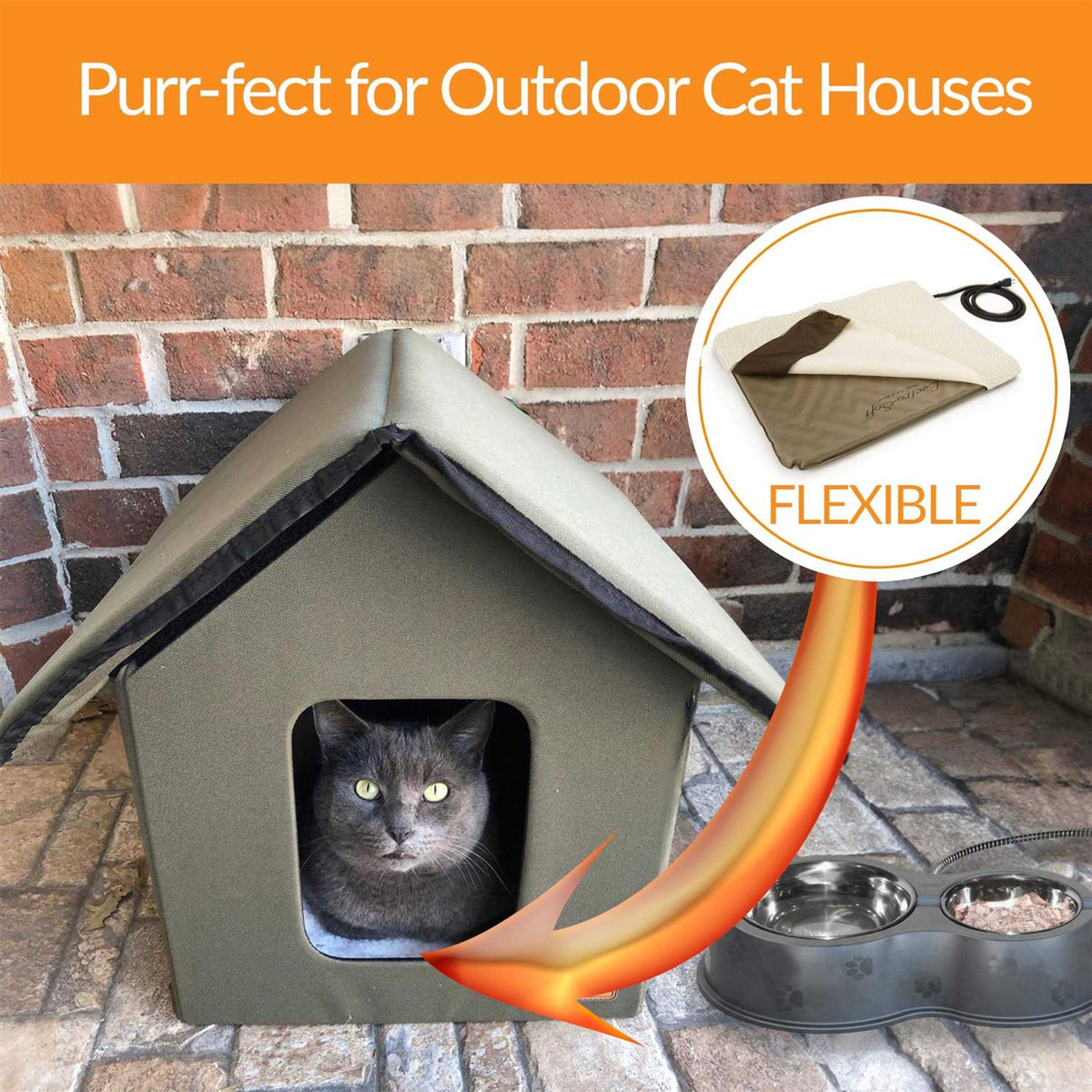 Outdoor Heated Pet Bed B92129