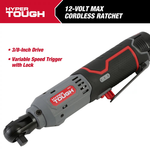 12V Max Lithium-Ion Cordless 3/8-Inch Ratchet with Battery and Charger C2377