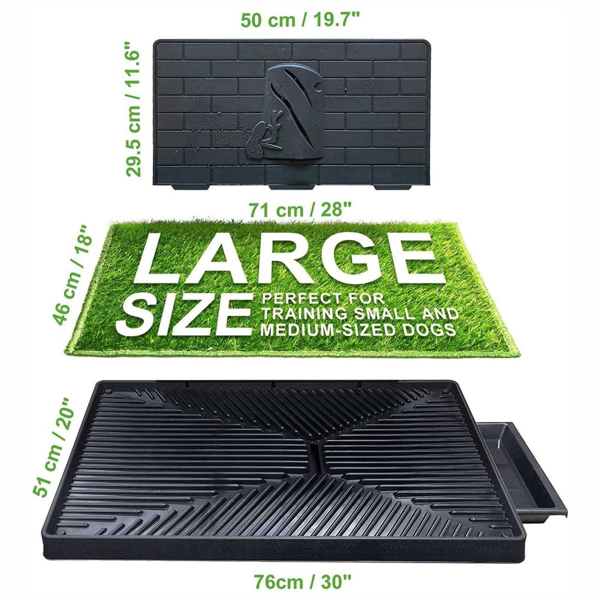 Large Dog Potty with Tray Q925267