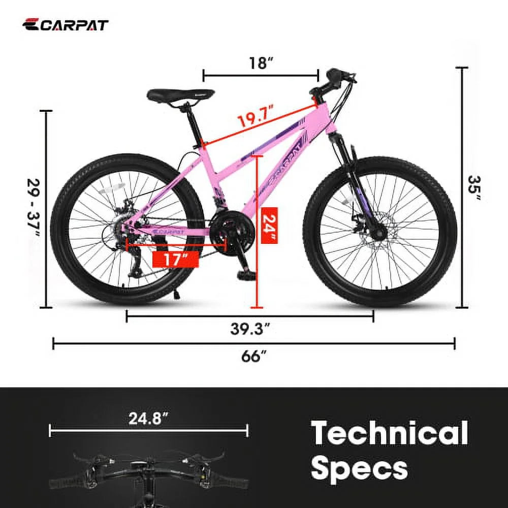 24 inch Pink Mountain Bike X61904