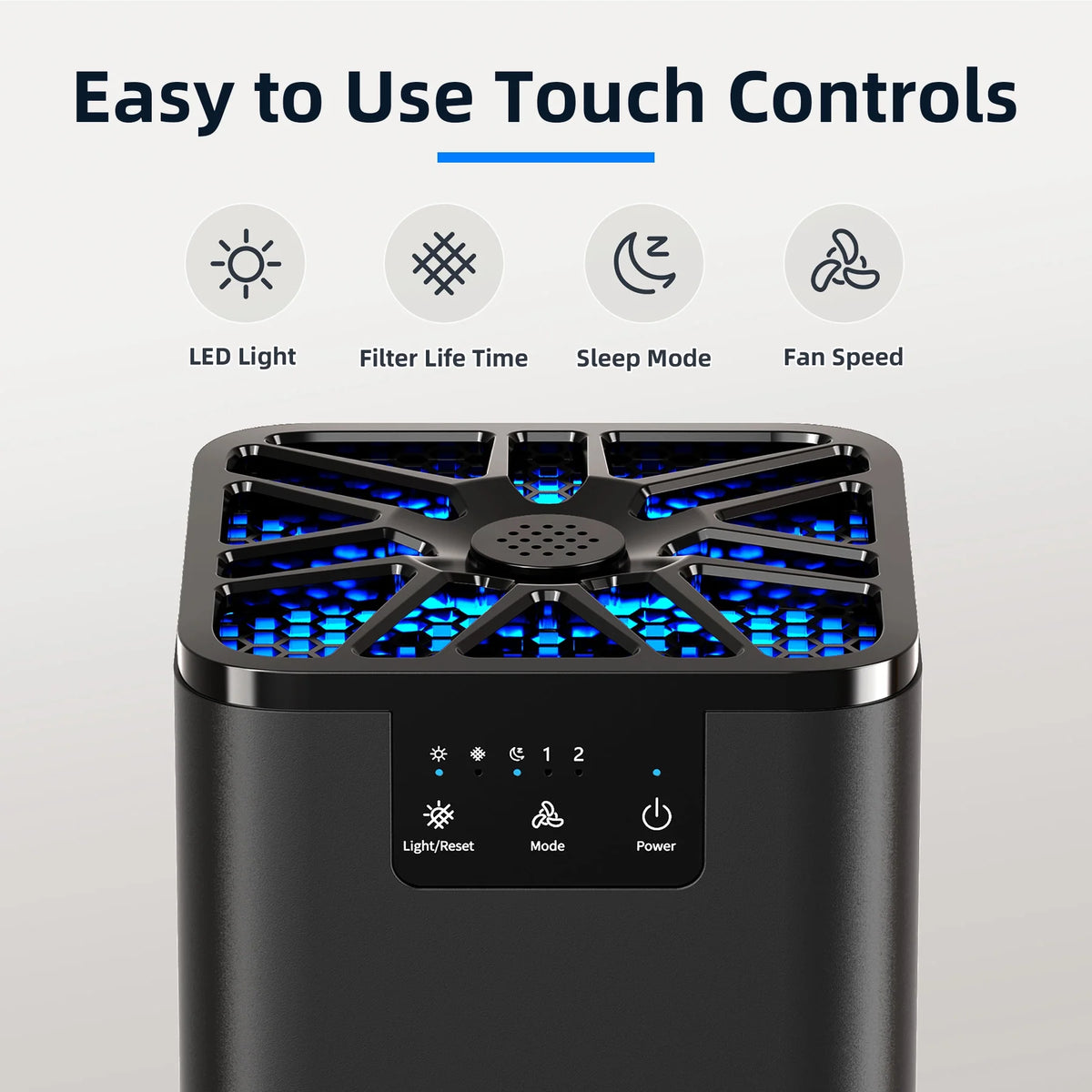 Black HEPA Air Purifier A92283