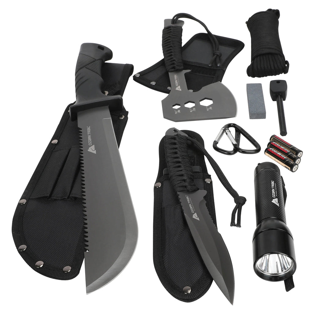 12 Pack Camping Tool Set with Flashlight G5675