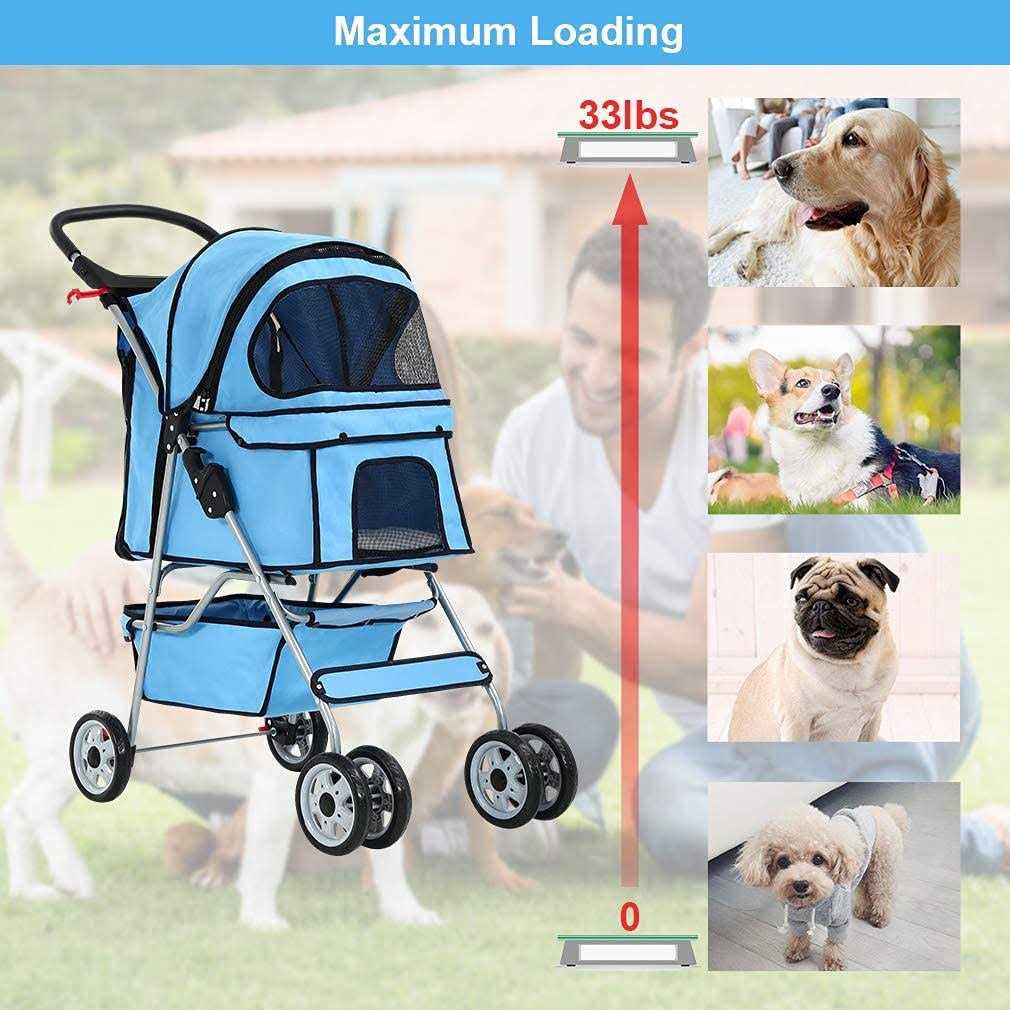 Pet Stroller Folding Carrier L715