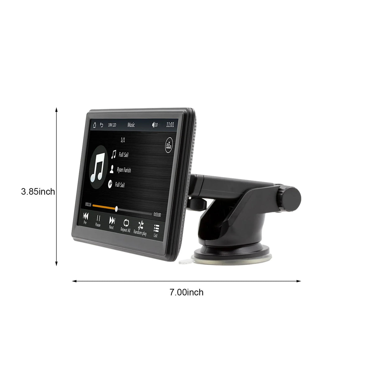 7 Inch Portable Wireless Car MP5 Player B625500