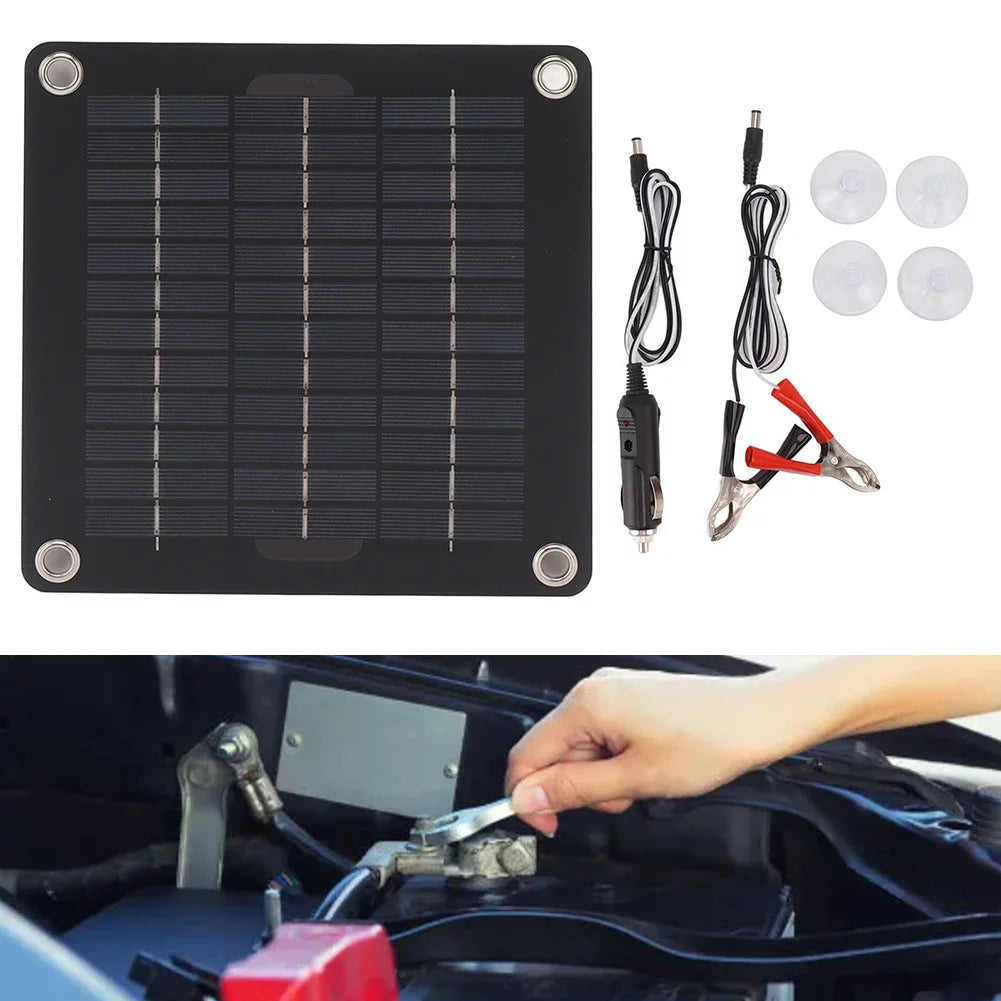 Waterproof 10W 12 Volt Solar Battery Maintainer J7783
