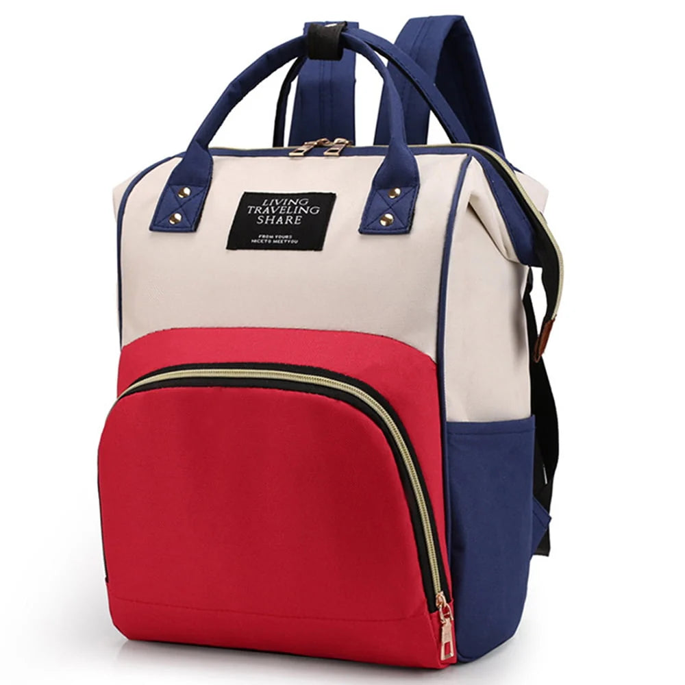 Diaper Bag Backpack with Insulated Pockets U42218