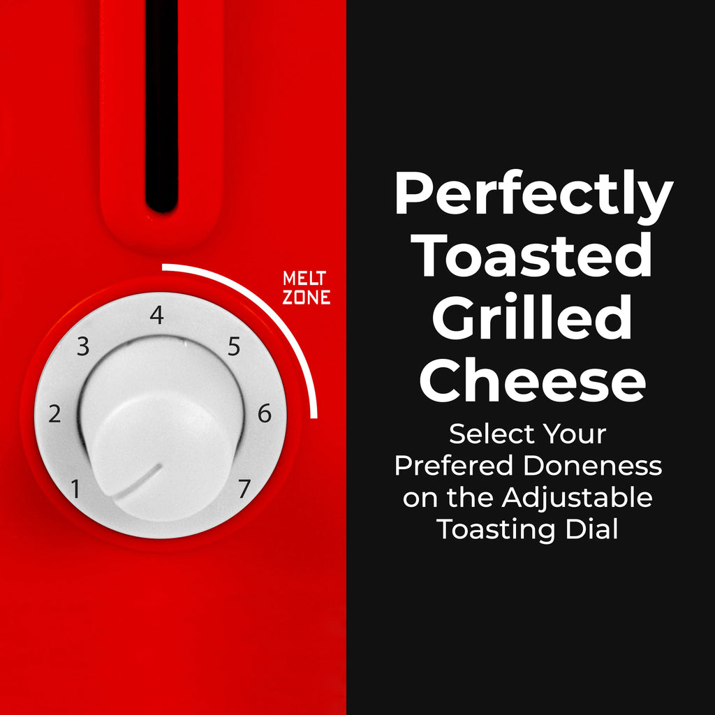 Grilled Cheese Toaster with Toaster Baskets and Adjustable Toasting Dial U750987