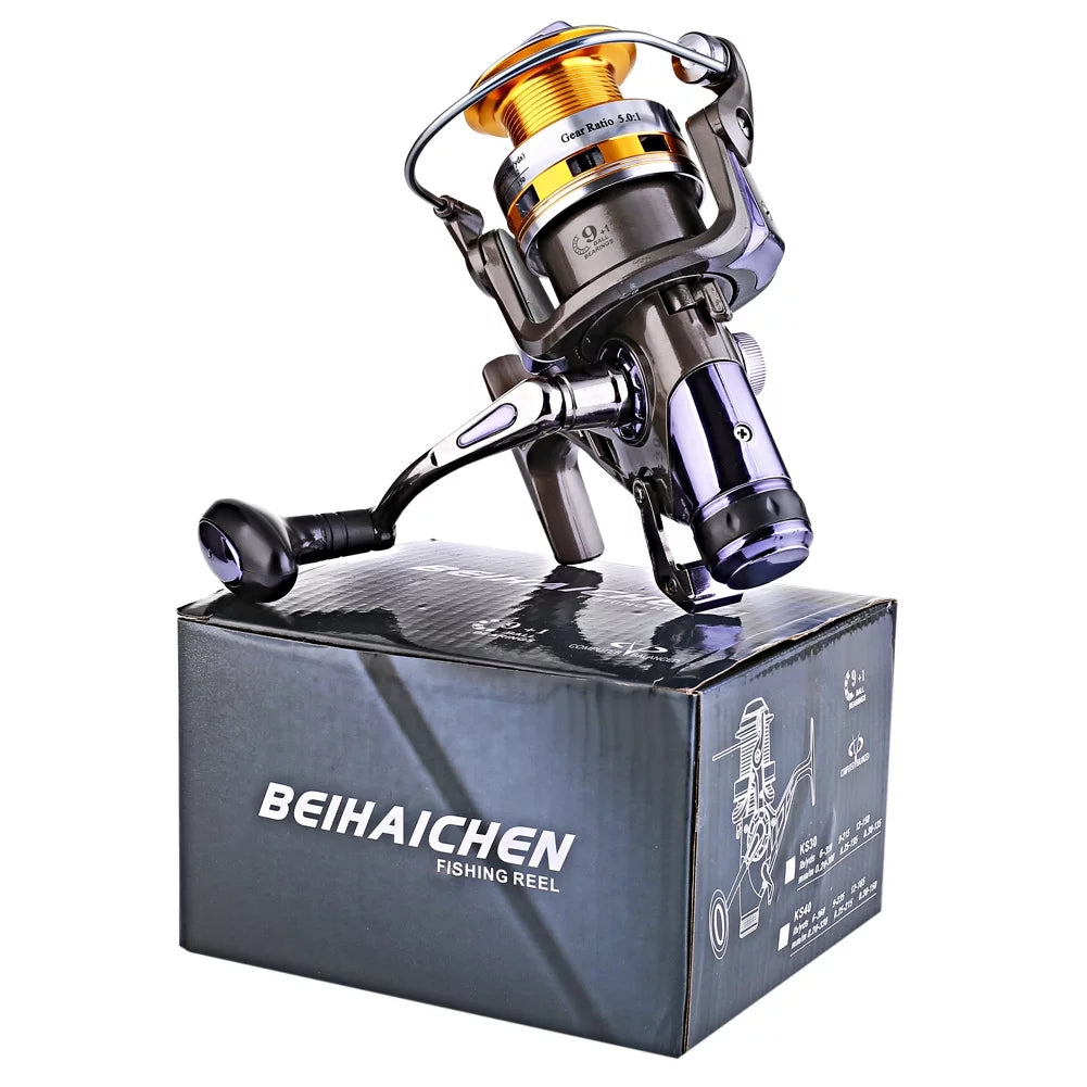 Carp Fishing Reel 9+1 Stainless Steel BB Bait Feeder Spinning Reel A85634