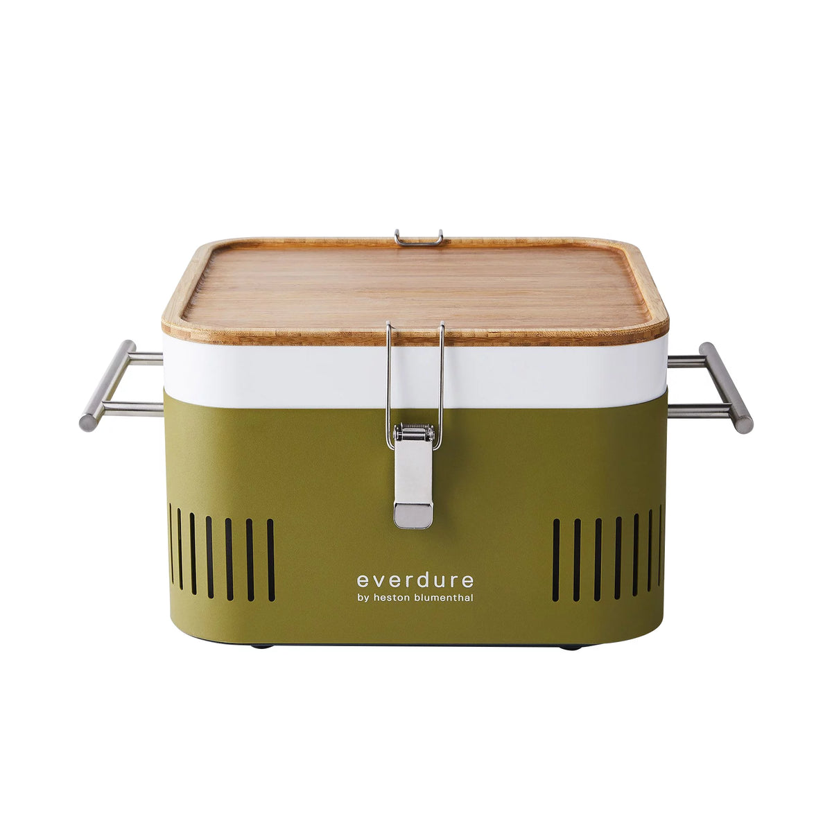 Charcoal Grill with Cool Touch Handles and Bamboo Serving Board X31864