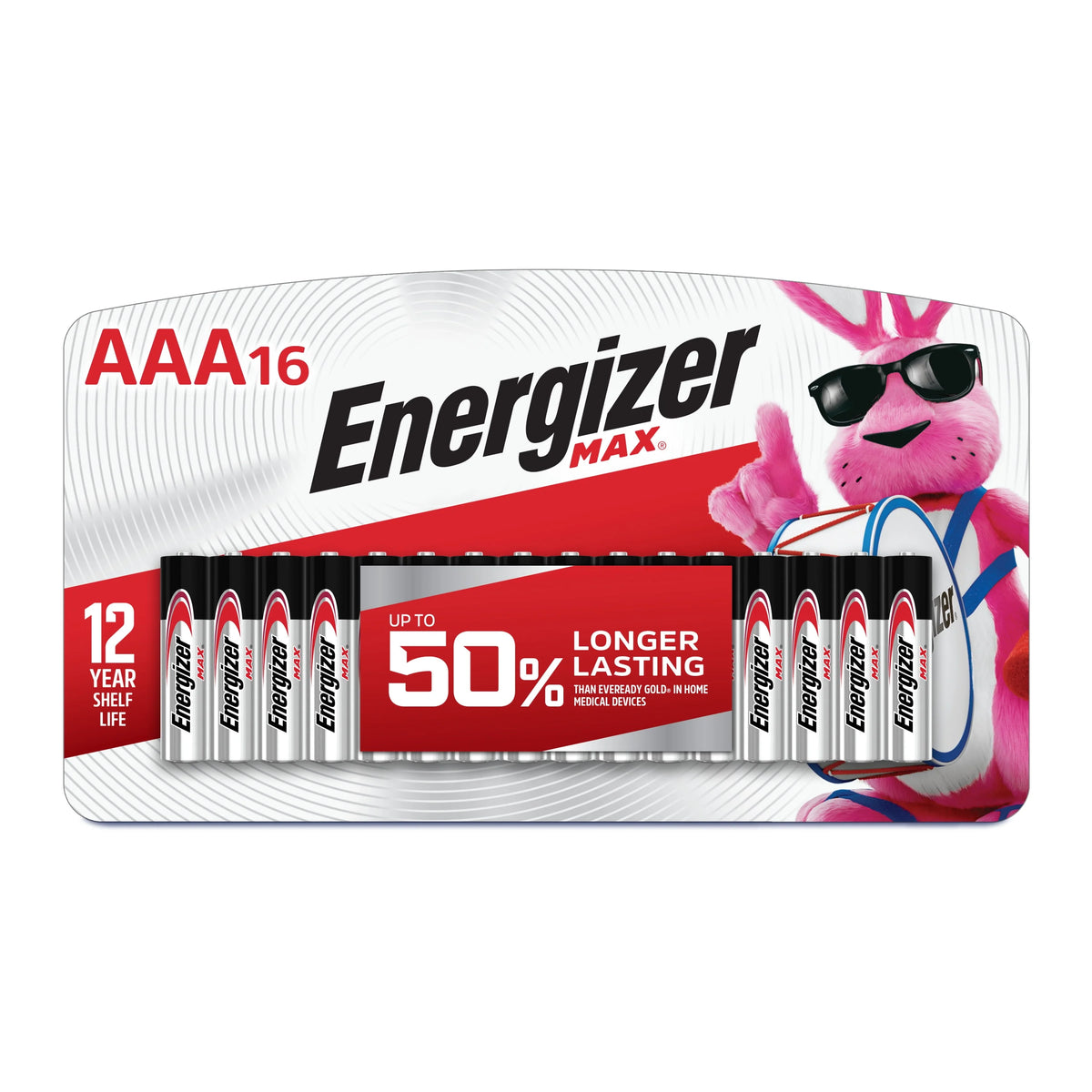 AAA Alkaline Batteries 16 Pack D837