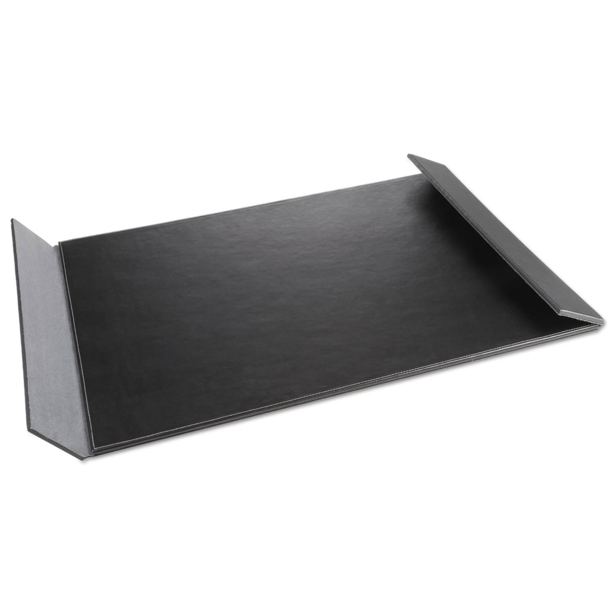 Desk Pad with Fold Out Sides 24 x 19 Black Q346403