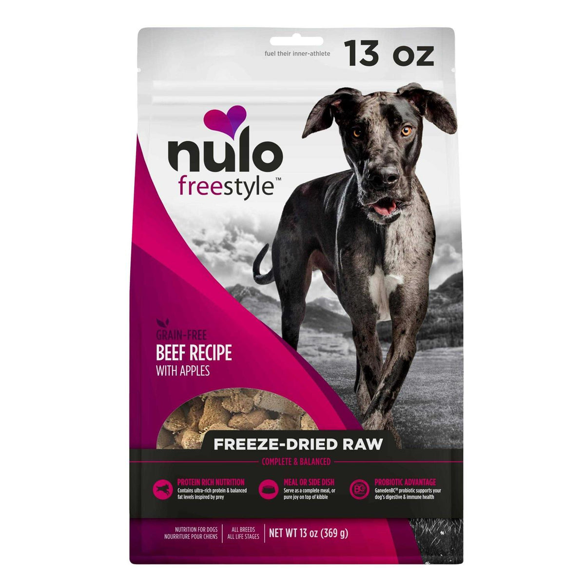 Freeze-Dried Raw Beef with Apples Dog Food S5226
