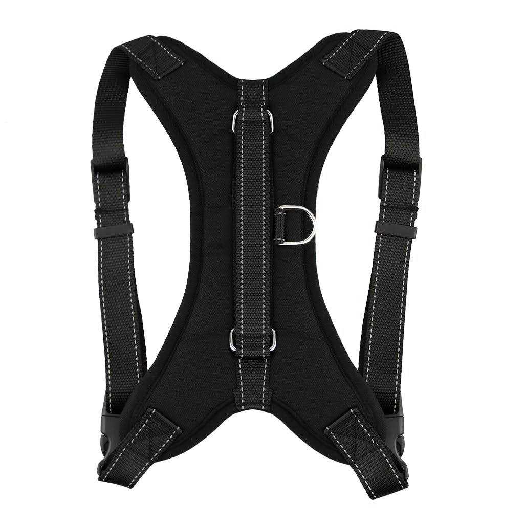 Adjustable Reflective No-Pull Padded Dog Harness with Leash Set H78043