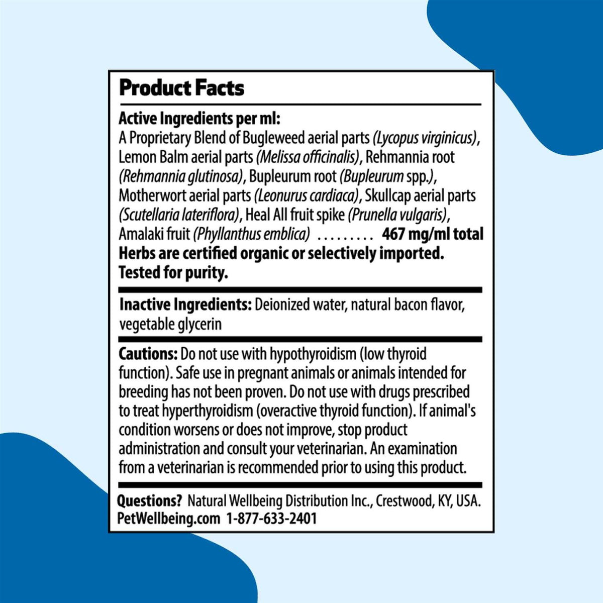 Thyroid Support for Cats Z75714